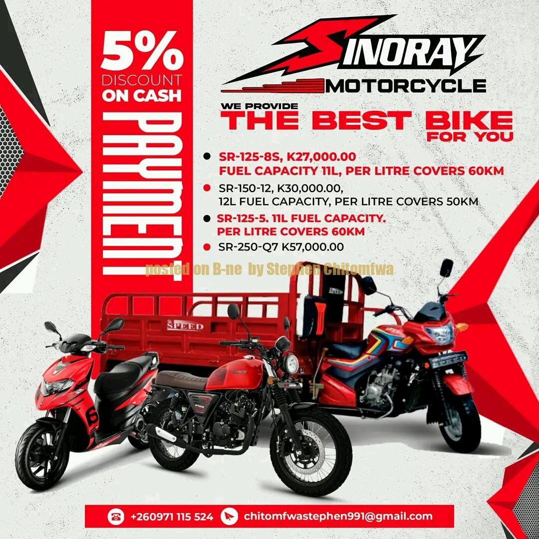 Sinoray motorcycles