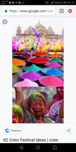 Colors for color festival