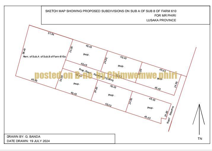 Prime Residential Plots for Sale in Foxdale, Lusaka
